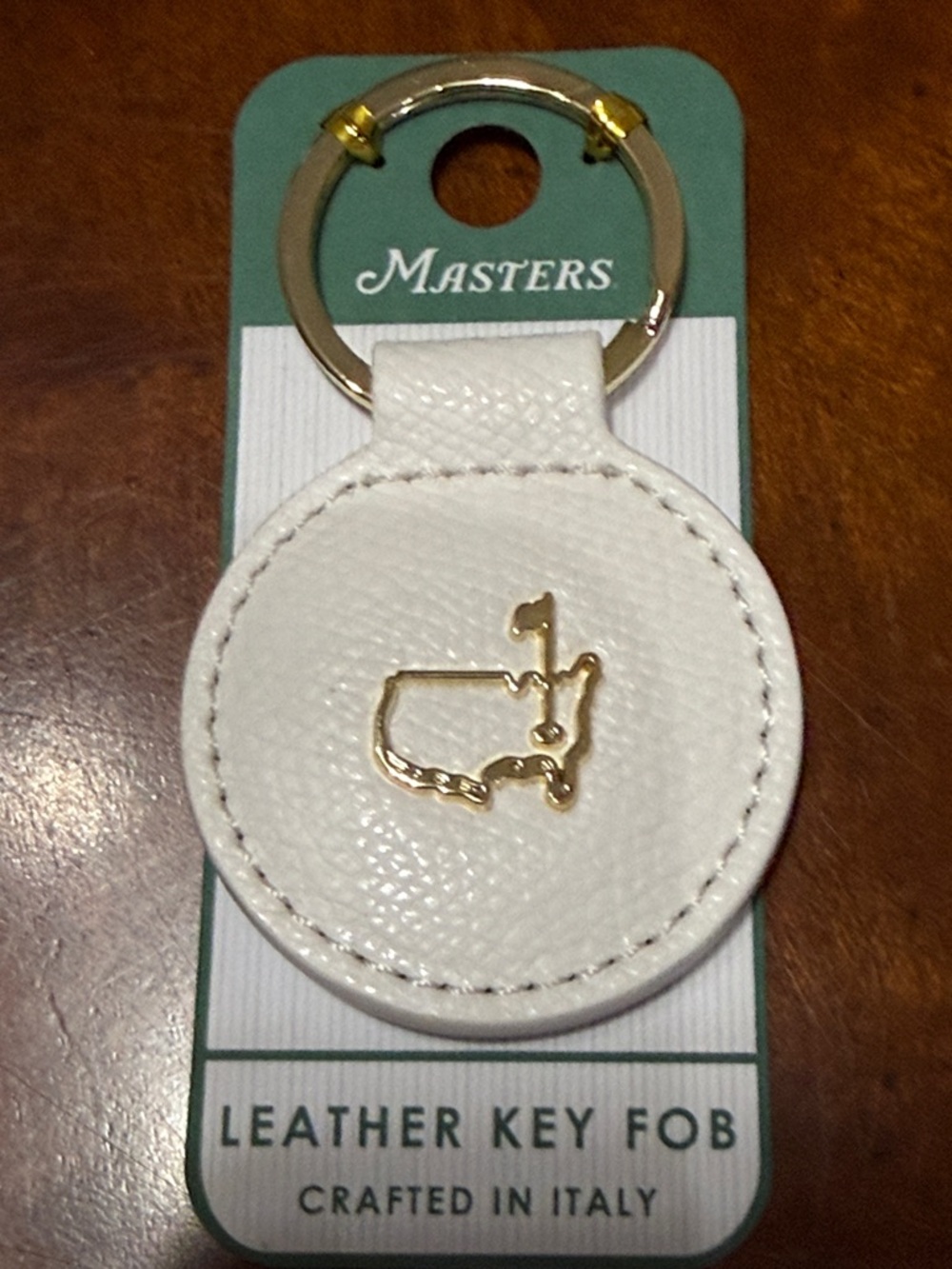 2026 Masters Tournament Italian Leather Round Key Fob!!🔥🔥🔥